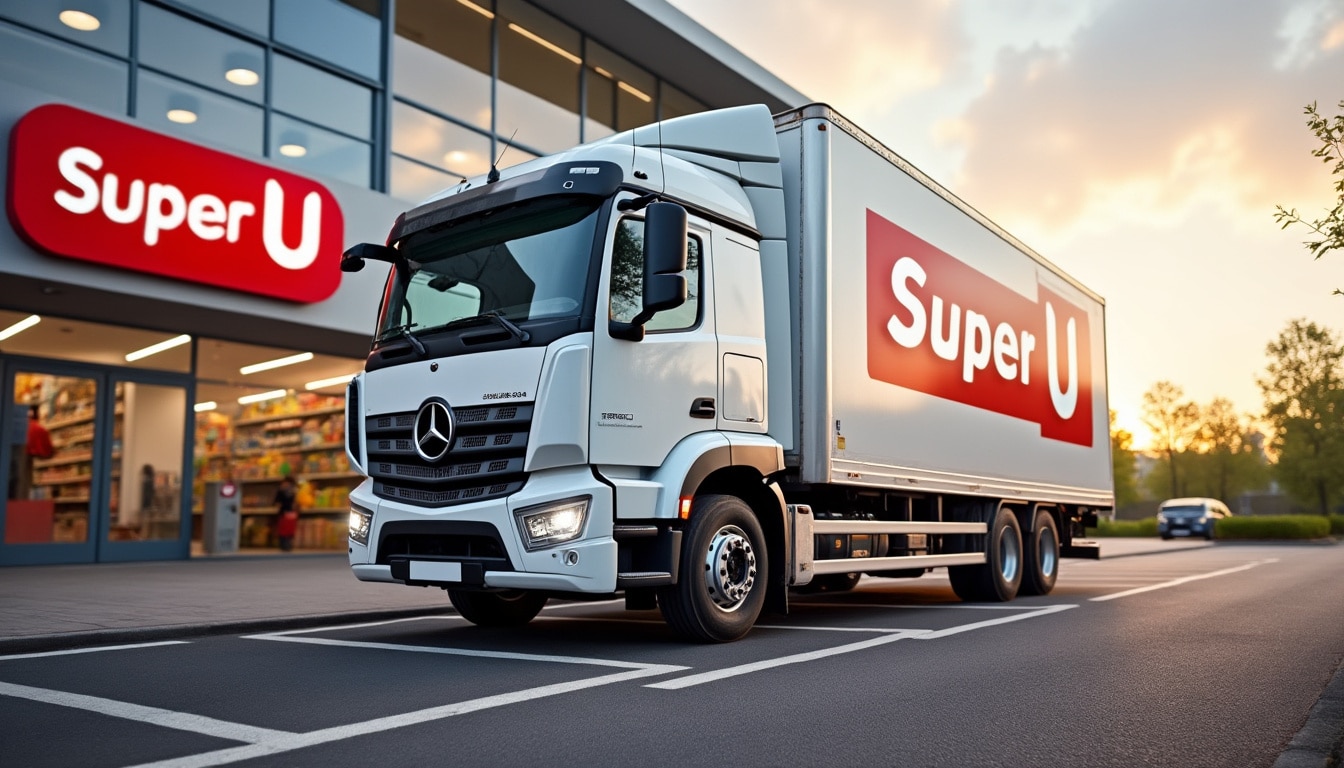 Illustration: Comprendre les spécificités du camion 6m3 proposé par Super U
