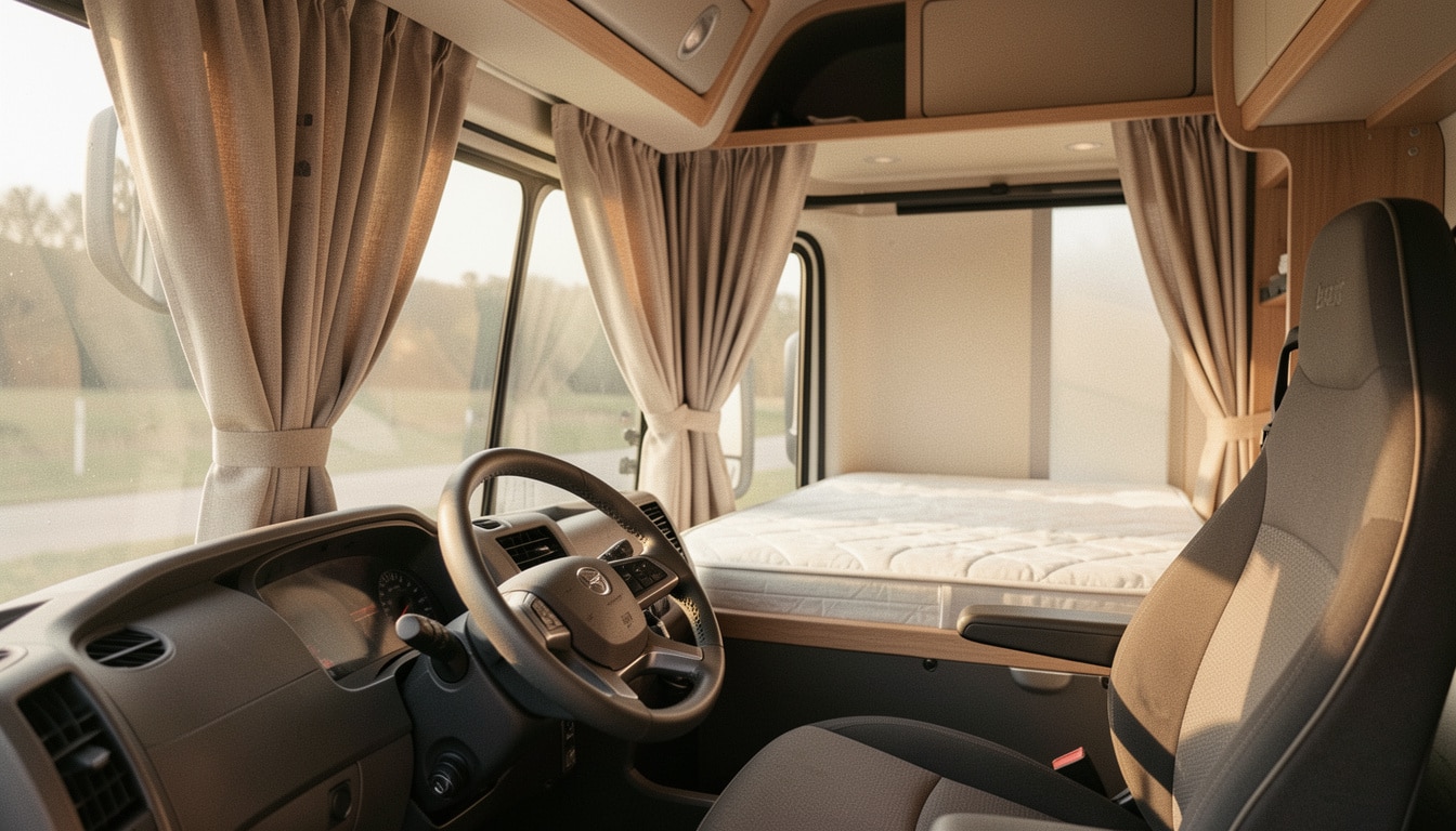 Rideaux de camion : confort, occultation et style