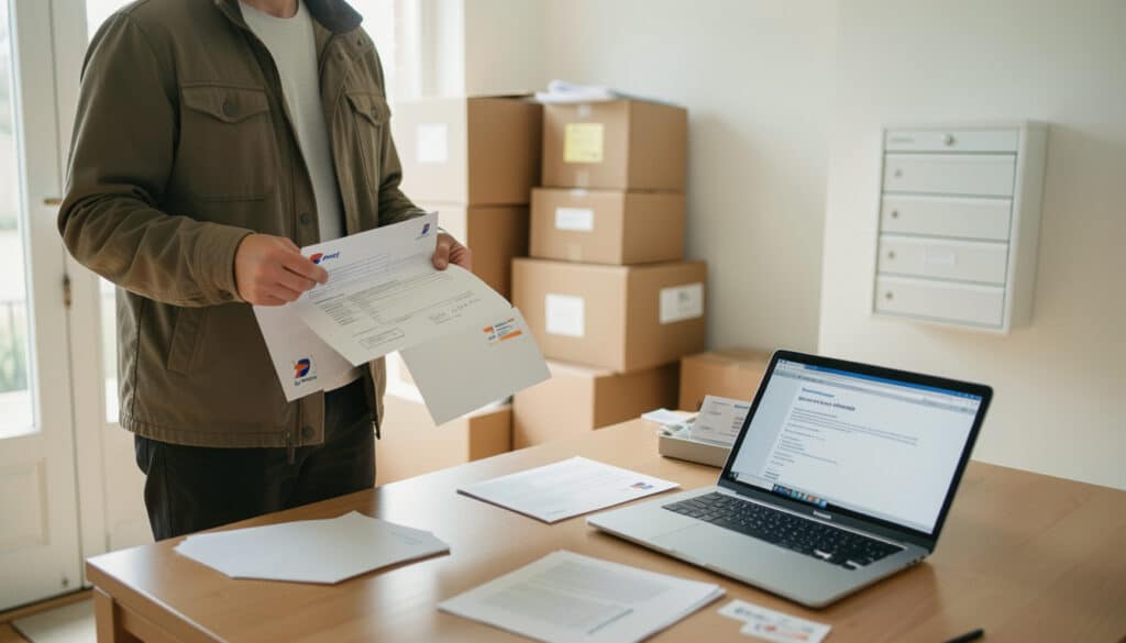 Réexpédition du courrier à La Poste après un déménagement